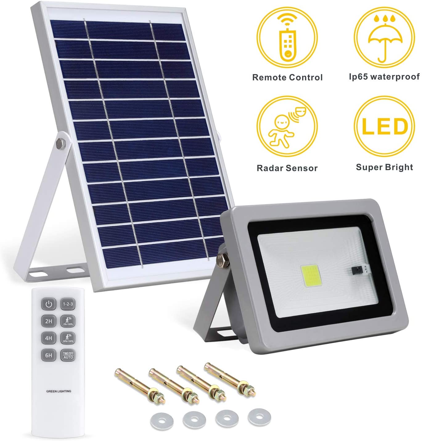 

800LM светодиодный солнечный прожектор 10 Вт радарный датчик солнечные фонари наружные водонепроницаемые внутренние солнечные охранные лампы для сада и двора оранжевый