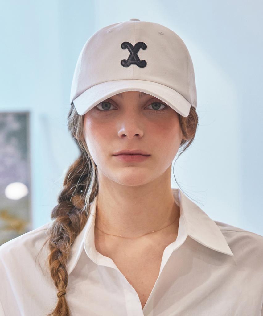 Bajal Va Curved Patch Ball Cap White