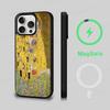 The Kiss Gustav Klimt Painting Phone Case Magnetic Case For IPhone 16 14 13 12 11 15 Pro Max Plus For Magsafe Wireless Charge