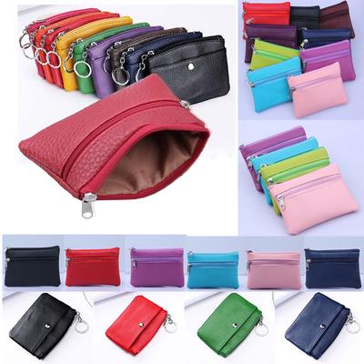 Mode Leder Frauen Geldbörse Kleine Brieftasche Ändern Münzfach Mini Reißverschluss Geld Clip Taschen Tasche Brieftaschen Schlüsselhalter