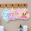 Cartoon marine animal hanging hand towel absorbent quick-drying thickened children's coral fleece soft cute octopus towel