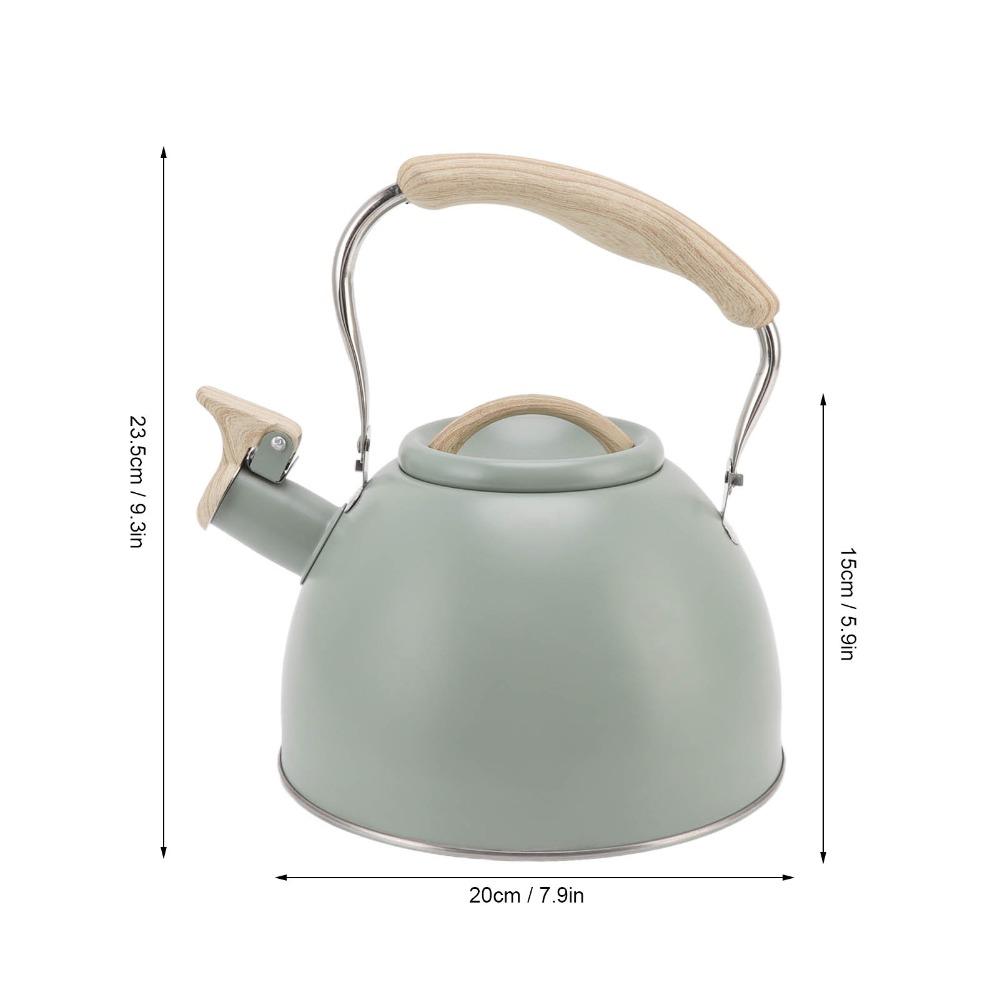 3L Capacity Whistling Tea Kettle Stainless Steel Stainless Steel Teapot Stovetop Tea Pot  Home Use