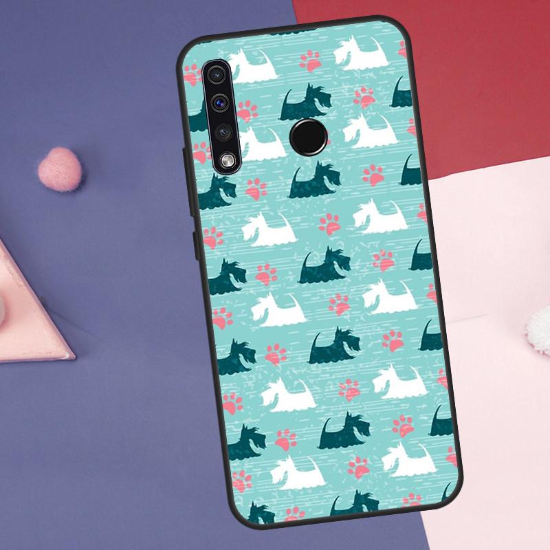 Scottish Terrier Dog Case For Huawei Nova 7i 8i 11i 12i 12s 9 10 SE Y73 Y90 Y70 Y72 Y61 Y91 P30 P40 Lite P60 Pro