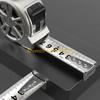 F26C 5m Tape Measure Stainless Hollow Measuring Tape with Double Lock and Clip Metric Ruler Rustproof for Construction
