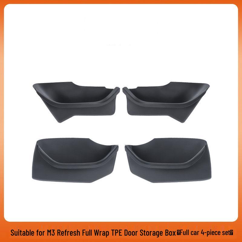 Tesla Model 3 Silicone Door Storage Box TPE Accessories