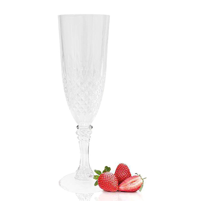 1Pieces Plastic Champagne Cup Acrylic Champagne Glasses Wine Cups Wedding Toasting Glasses Outdoor Tableware