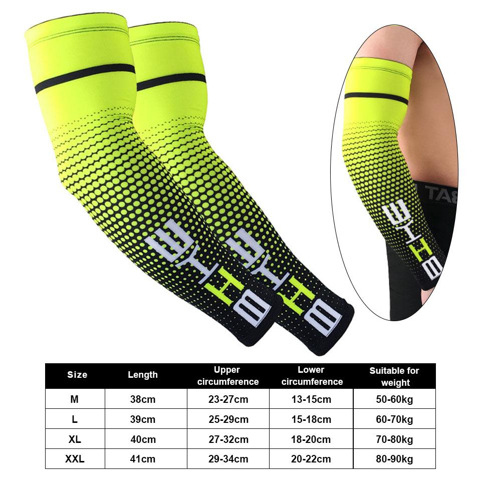 

2 шт. в упаковке Велосипедные велосипедные нарукавники Спортивные солнцезащитные УФ-манжеты Баскетбольные нарукавники M