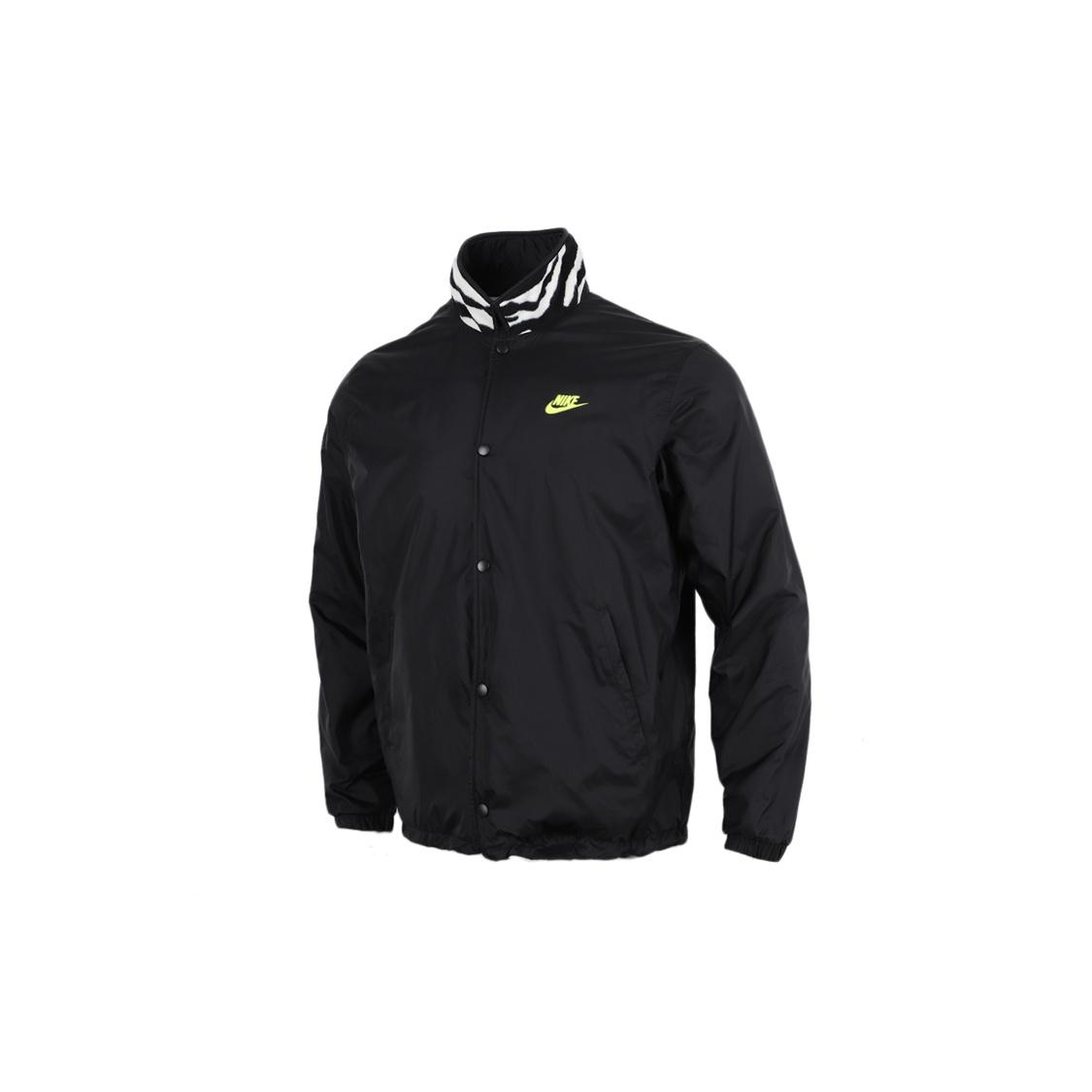 Nike Sportswear Coaches Reversible Fleece Jacket Men Black Men s CV7121-010 L