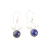 Natural Lapis Lazuli Earrings 925 Stamped Silver Drop/Dangle Gemstone Earrings EE-152-31