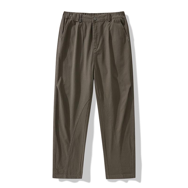 

Men s Spring and Autumn New Wide-Level Cotton Straight-Legging Pants Men s Pants American Sports and Casual Pants Drooping Working Paratrooper Pants M