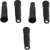 5 Pack Screw-on Valve Cap Stem Extension Extender Adapter + 5 Pack Universal Stem Covers Tire Valve Caps for Auto Car Wheel Bike Truck Motorcycle SUV