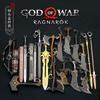 God of War Alloy Game Peripherals Models Pendant Anime Kratos Weapon Metal Replica Miniature Decoration Blade of Chaos