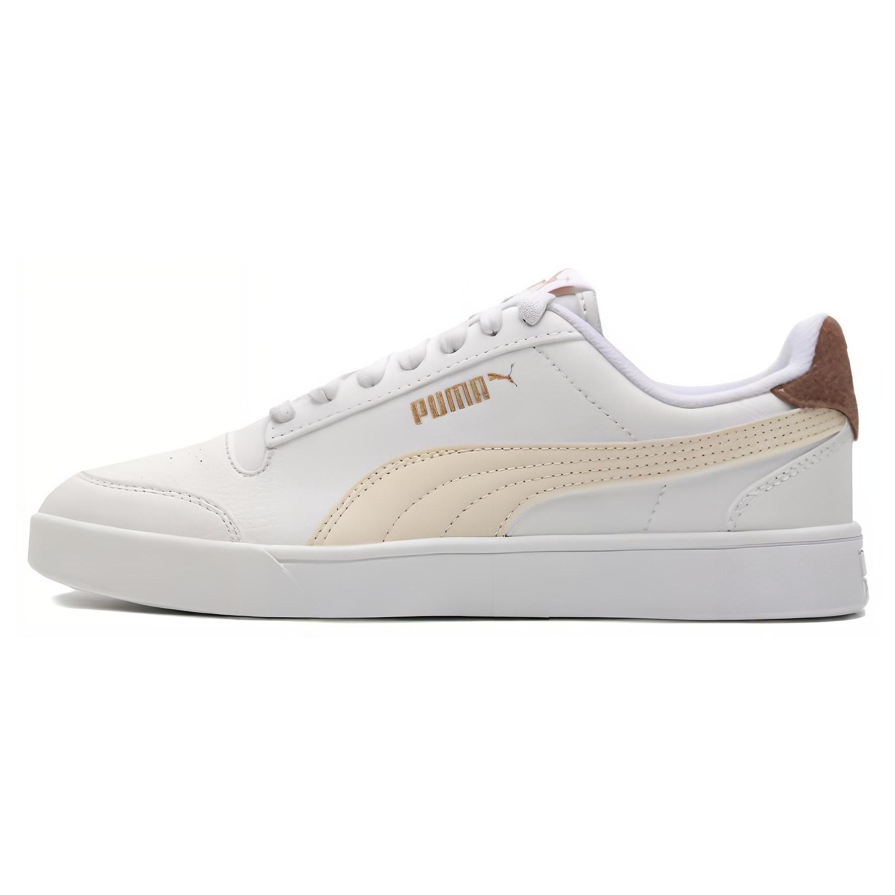 PUMA Shuffle White Beige Unisex 309668-29 EU 44.5