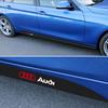 2026 Hot 2Pcs Carbon Emblems Car Door Side Skirt Sill Stripe 3D Sticker Decals For Qaz13 A4 A3 A5 A6 A7 A8 Q3 Q5 Q7 Q8 B5 B6 B7 B8 B9 Q7