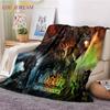 World of Warcraft Blankets Classic Game Blankets Art Printed Blankets Flannel Throw Blankets for Bed Sofa Party Kids Aldult Gift