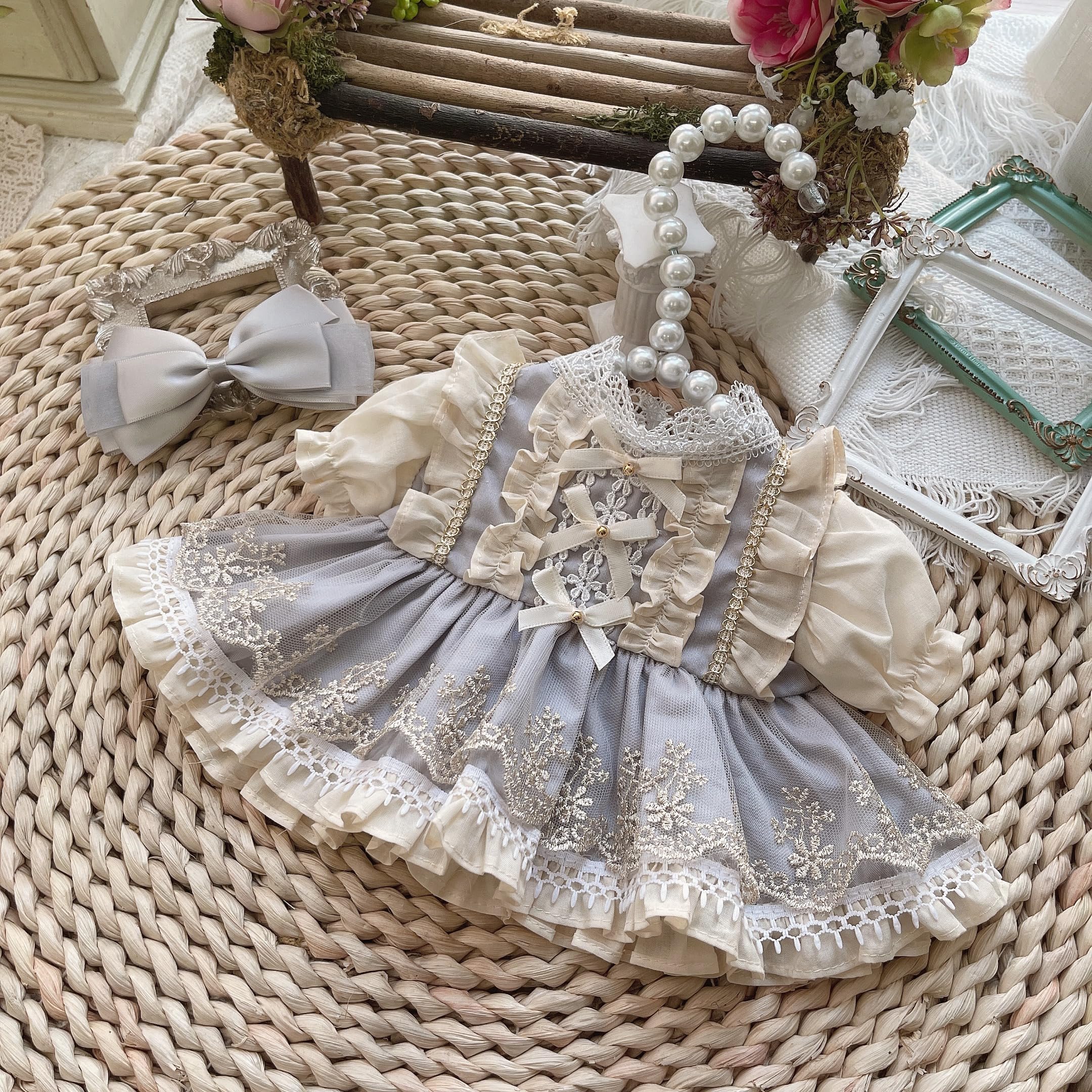 

новый друг Stella Lou Lina оригинал S 081901 Duffy s & Belle, одежда в стиле Алисы, костюм, ручная работа, милый, размер, [продукт] белый