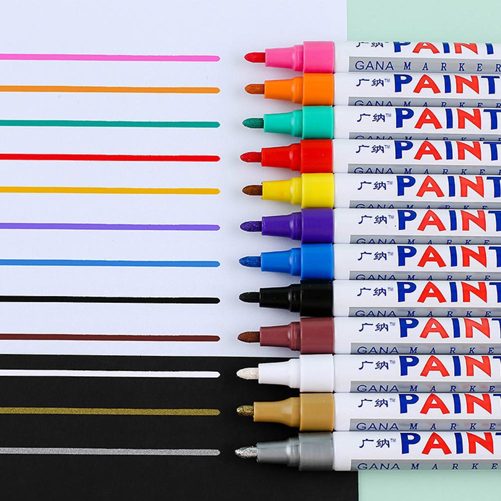 Permanent Universal Öl Lack Markier Stift für Gummi Glas Metall Reifen Bin Permanent Universal Öl Lack Markier Stift für Gummi Glas Metall Reifen Bin
