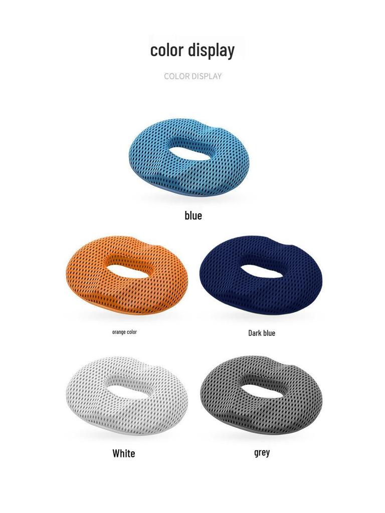 Thick Memory Foam Hemorrhoid Cushion | Breathable Coccyx Relief Pad | Office Chair Massage Support