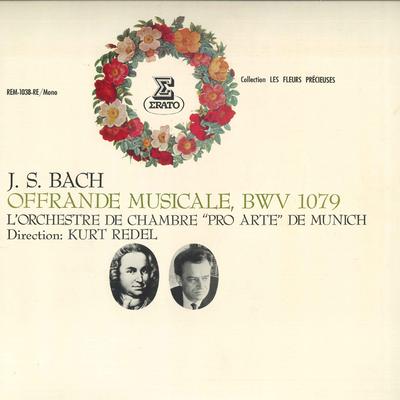 LP Schallplatte KURT REDEL, L'ORCHESTRE DE CHAMBRE - J. S. Bach-Kammerorchester " REM1038RE ERATO 1971 Japan Obi Klassisch Gebraucht
