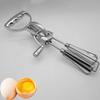 Hand Crank Egg Beaters,Handheld Double Head Stainless Steel Rotary Hand Whip Whisk