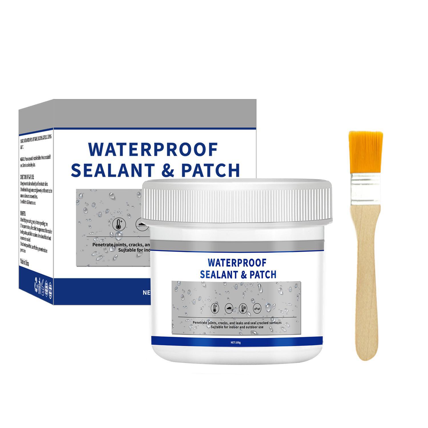 

Водостойкий акриловый прозрачный клей для внутренних и наружных стен 100g (including color box + brush) серый/синий