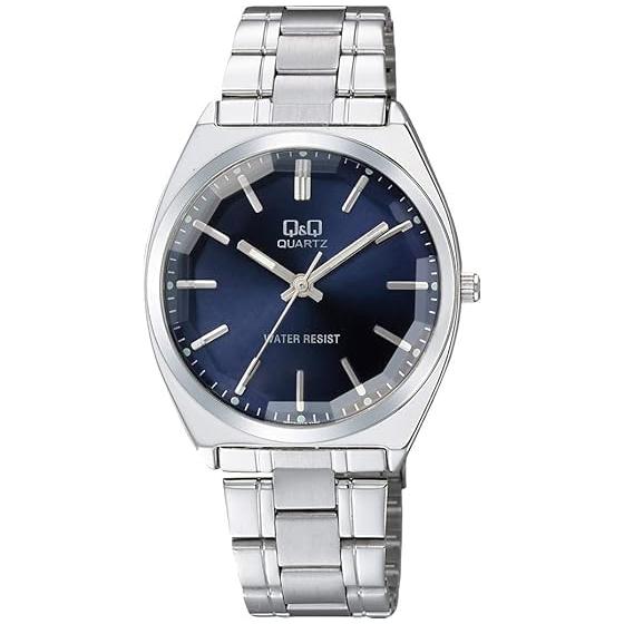 [Citizen Q&Q] Watch Analog Waterproof Metal Band QB78-212 Men s Navy