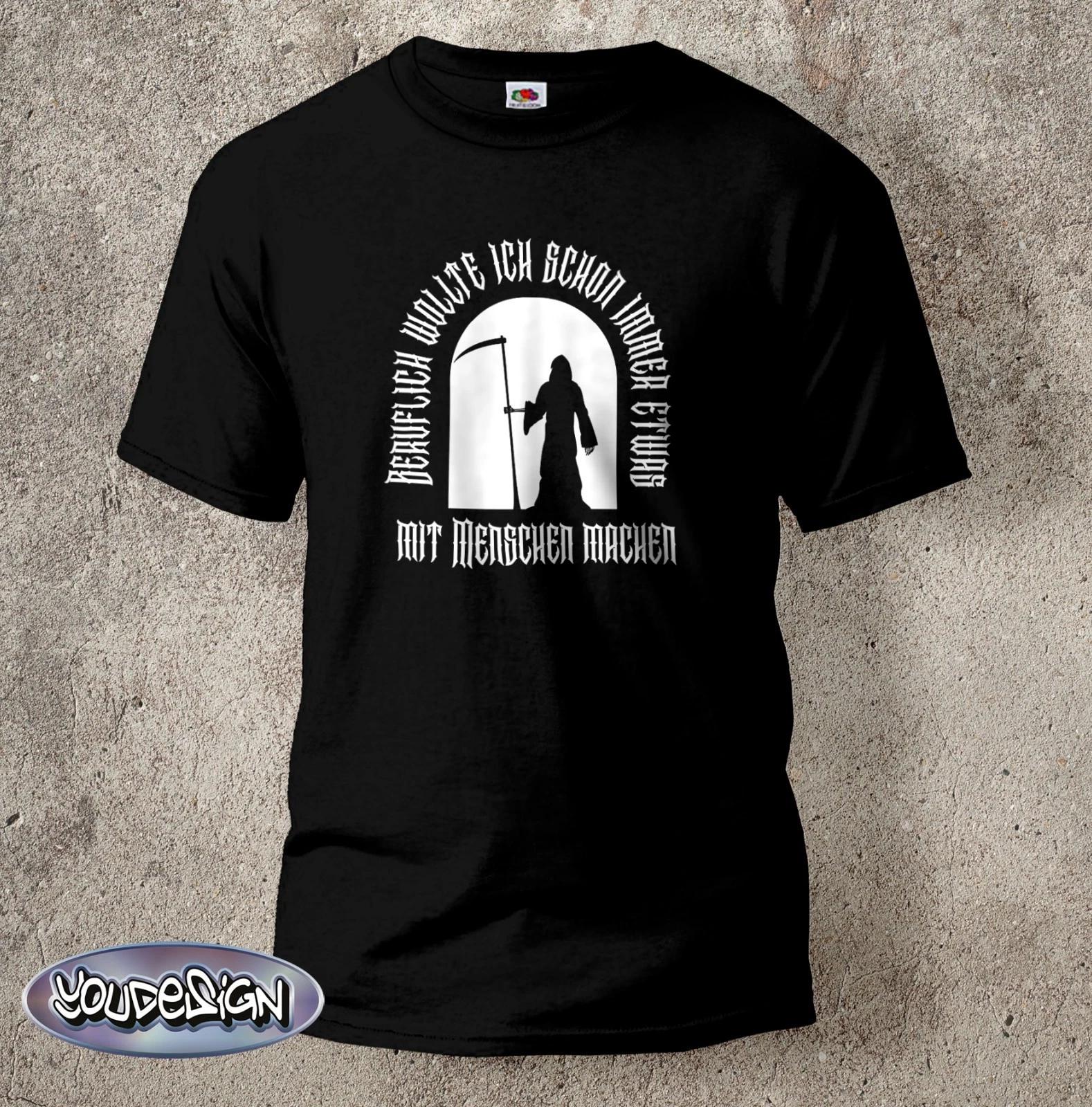 Grim Reaper Saying Funny Sarcasm Black Humor Irony Mens T-Shirt S-5XL XXXXL