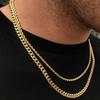Classic Men Necklace Width 4 To 8 MM Stainless Steel Long Necklace For Men Women Chain Jewelry