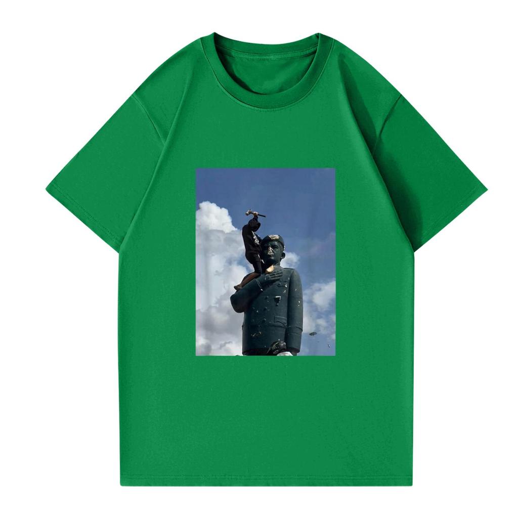 Modisches rundhalsiges lässiges bedrucktes kurzärmeliges T-Shirt Top für Damen und Herren