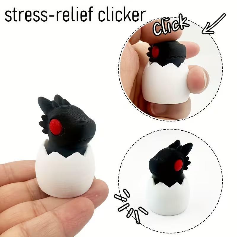 1 Pack 6.5Cm 3D Printed Eco-Friendly Pla,Yes No Button Fidget Toy, Novelty Desk Gadget