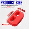 Canitu 2Pcs Red Door Lining Bushings Replacement,CNC Machined Door Bushing Kit Door Lining Bushings & Handling Replace Improves Stiffness for Mazda