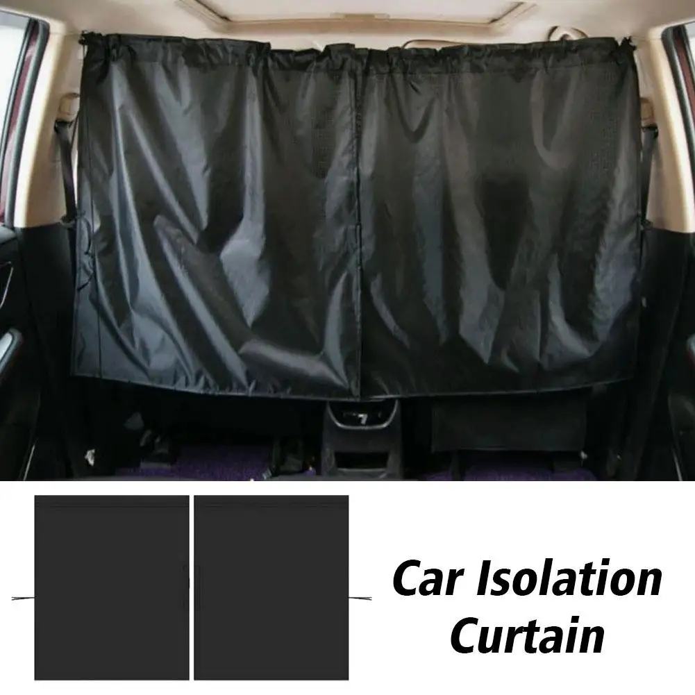 2pcs/set Sun Shade Privacy Curtain Taxi Car Isolation Curtain Partition Protection Curtain Commercial Vehicle car accessories