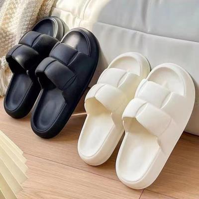 Women's Soft Bottom Slippers 2024 Summer New Casual Thick Bottom of Indoor Bathroom Anti-Slip Wear-resisting Couple Sandals
