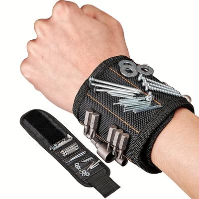 Magnetic Wristband 1pc- Strong Magnets for Holding Screws, Nails, Drill Bits | Unique Christmas Gift for Men, DIY Handyman