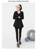 2026 Fashion Plus Size Women's Hooded Yoga & Sports Set - Long Sleeve for Spring/Autumn