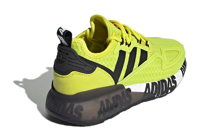adidas Originals ZX 2K J Low Top Kids Lifestyle Shoes Yellow FY2638