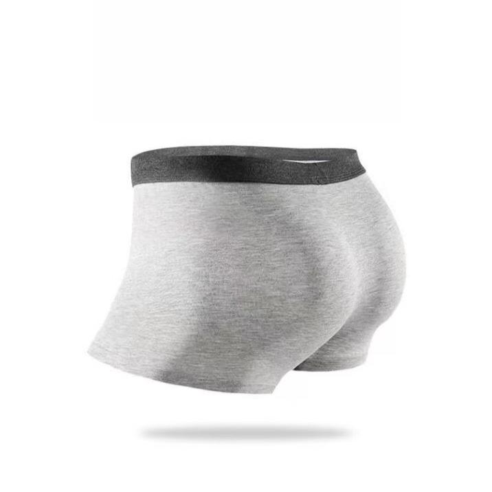 5pcs Men's Underwear Flat Cornered Underwear Solid Color Seamless Underwear Boxer Brief