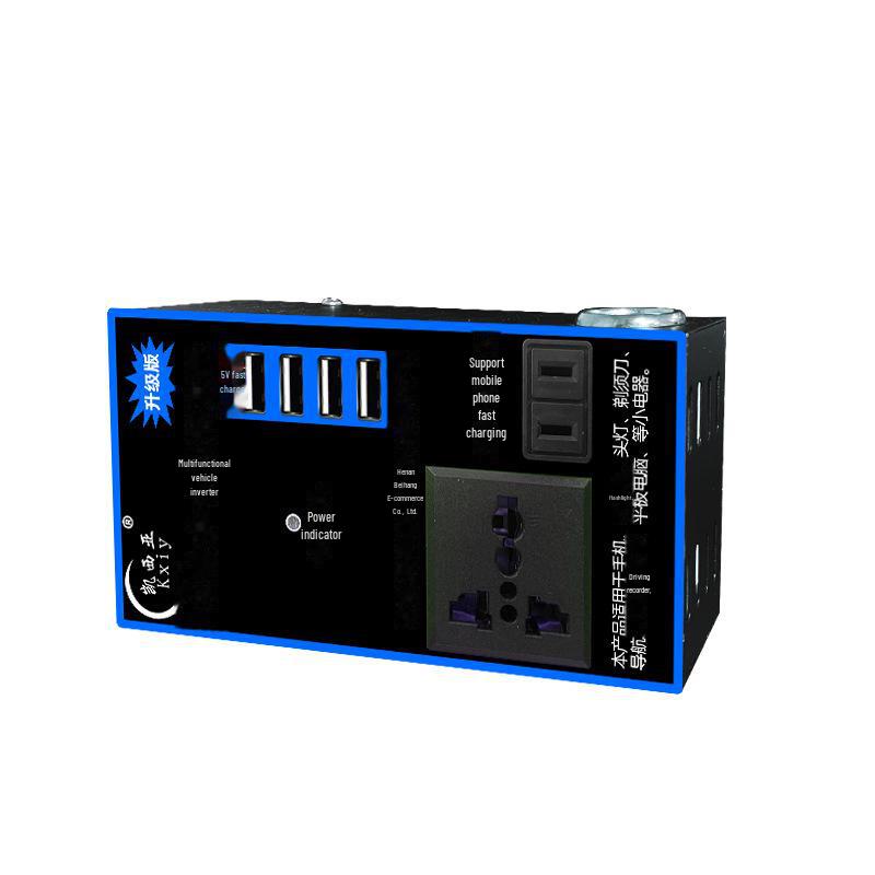 

Автомобильное зарядное устройство-инвертор: Преобразователь мощности 12 В/24 В в 110 В/220 В с быстрой зарядкой мобильных устройств Type-C Iron shell special price