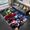 Marvel Superheroes Printed Floor Mat - Large Area Rug Featuring Iron, Hulk, and More - Ideal for Living Room, Bedroom, Outdoor