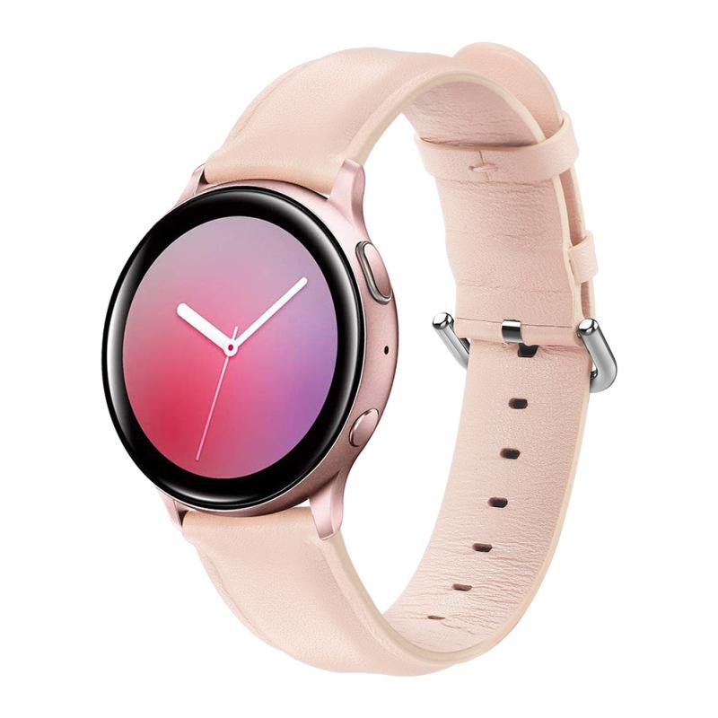 

Кожаный ремешок для часов Sumsung Galaxy Watch Active/Active 2 Pink S code