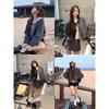 Women's Gray Baseball Jacket - New Arrival Autumn 2025