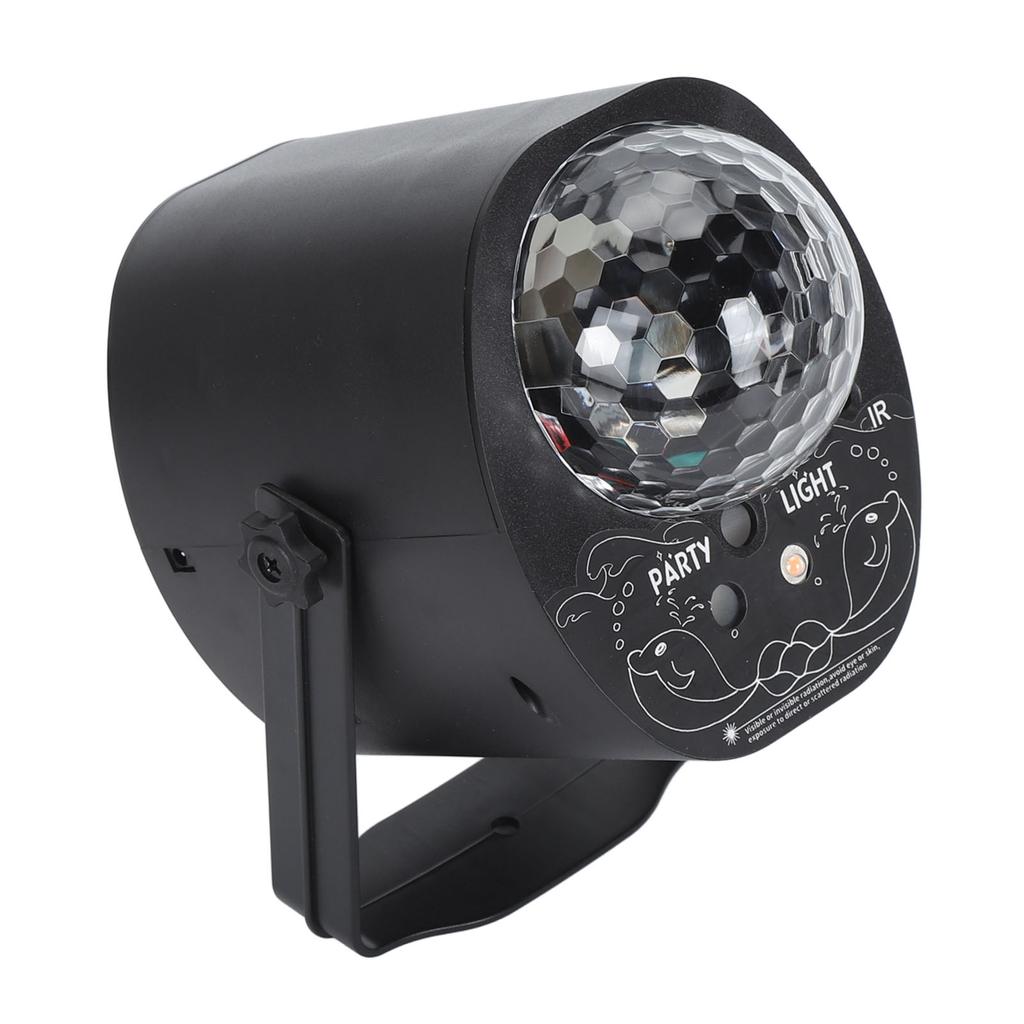 Party Ball Lights LED 3 In 1 Multiple Patterns Sound Activated Remote Control Stage Ball Light for