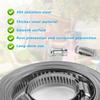 CYCLI-Hose Clamp 12Ft 10 Pieces Strong Fastener Combo Kit Adjustable Pipe Clamp Band Clamp For Pipeline Automotive Mechanics