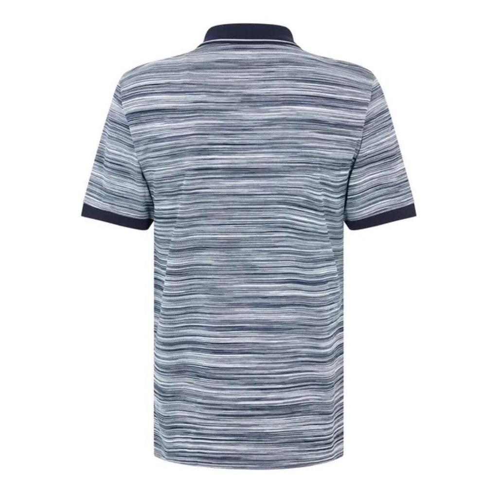 Missoni Mens Patterned Short-Sleeved Polo Shirt