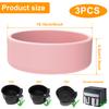 3 ks Forma na vejce do horkovzdušné fritézy Silikonové kalíšky na pošírování vajec Nepřilnavá forma na vaření vajec Forma na vaření vajec v mikrovlnné troubě Kalíšek na vejce Výrobník jednohubek do trouby
