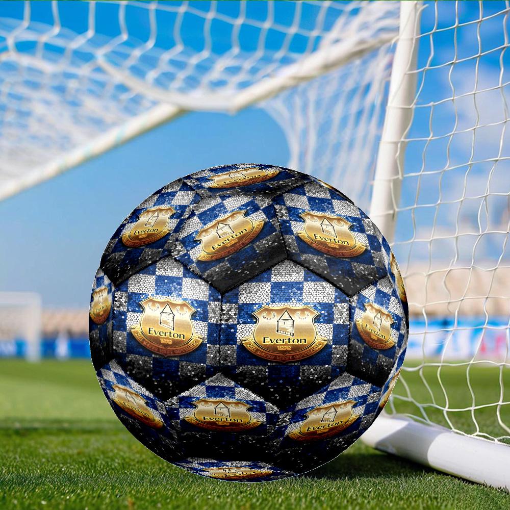 F-C-B Football art Printed Size 5 Soccer Balls, Anti-Slip, Protective Football, Outdoor Sport, a Unique Gift Suitable for him/her, Birthday