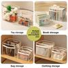 with Handle Doll Storage Basket PVC Stuffed Toys Organizer New Plush Toys Storage  Household Use