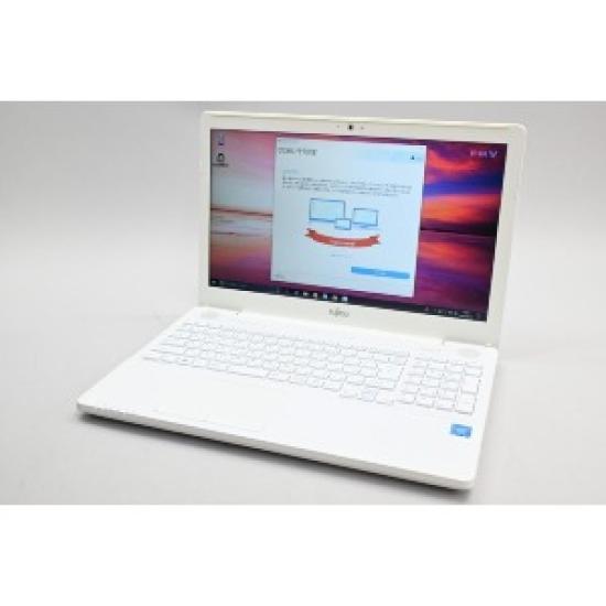 Used Fujitsu LIFEBOOK AH42/B3 FMVA42B3W Laptop | 15.6'' Display | Premium White | Intel Celeron | 4GB RAM 500GB HDD | Windows 10 | Webcam | 