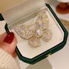 Korean Elegant Light Luxury Brooch - High-End Anti-Exposure Pin for Women's Clothing Accessories