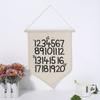 Wall Cotton Canvas for Banner Display for Indoors, Baby Shower, Wedding, Graduation,Wall Art, Home &Bedroom Hanging Deco